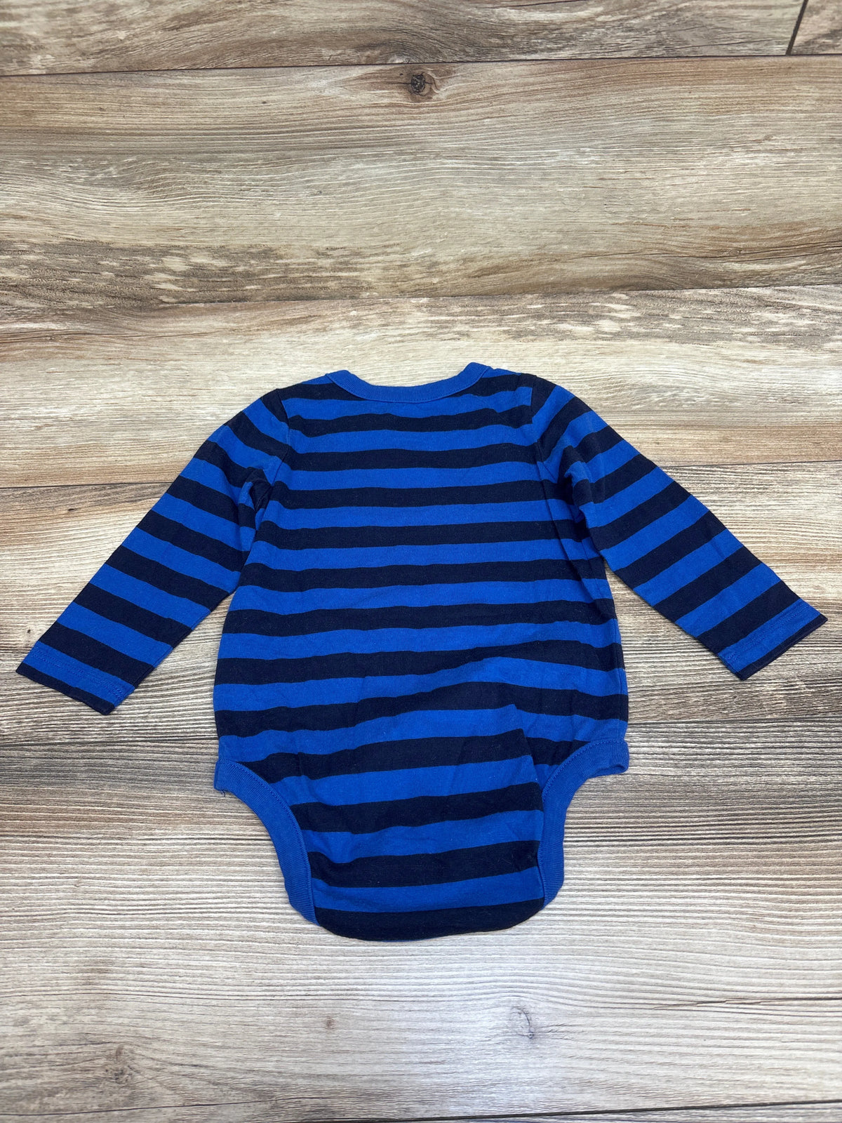 Baby Gap Long Sleeve Pocket Bodysuit Navy sz 12-18m