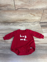 Just One You Hug Me Bubble Romper Red sz Newborn