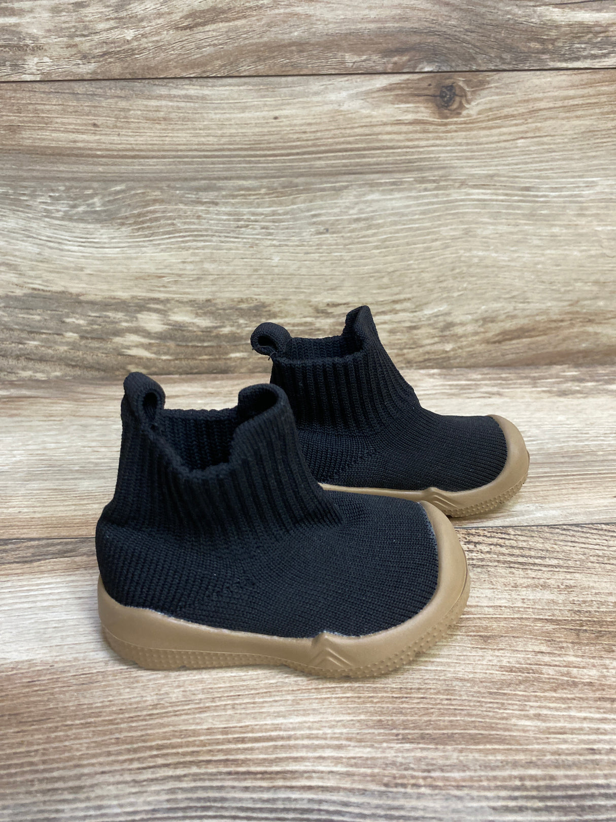 Knit Sock Shoes Black sz 4c