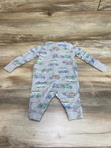 Modern Moments Car Print Coverall Grey sz 0-3m