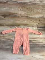 Carter's Ribbed Footless Sleeper Peach sz 3m
