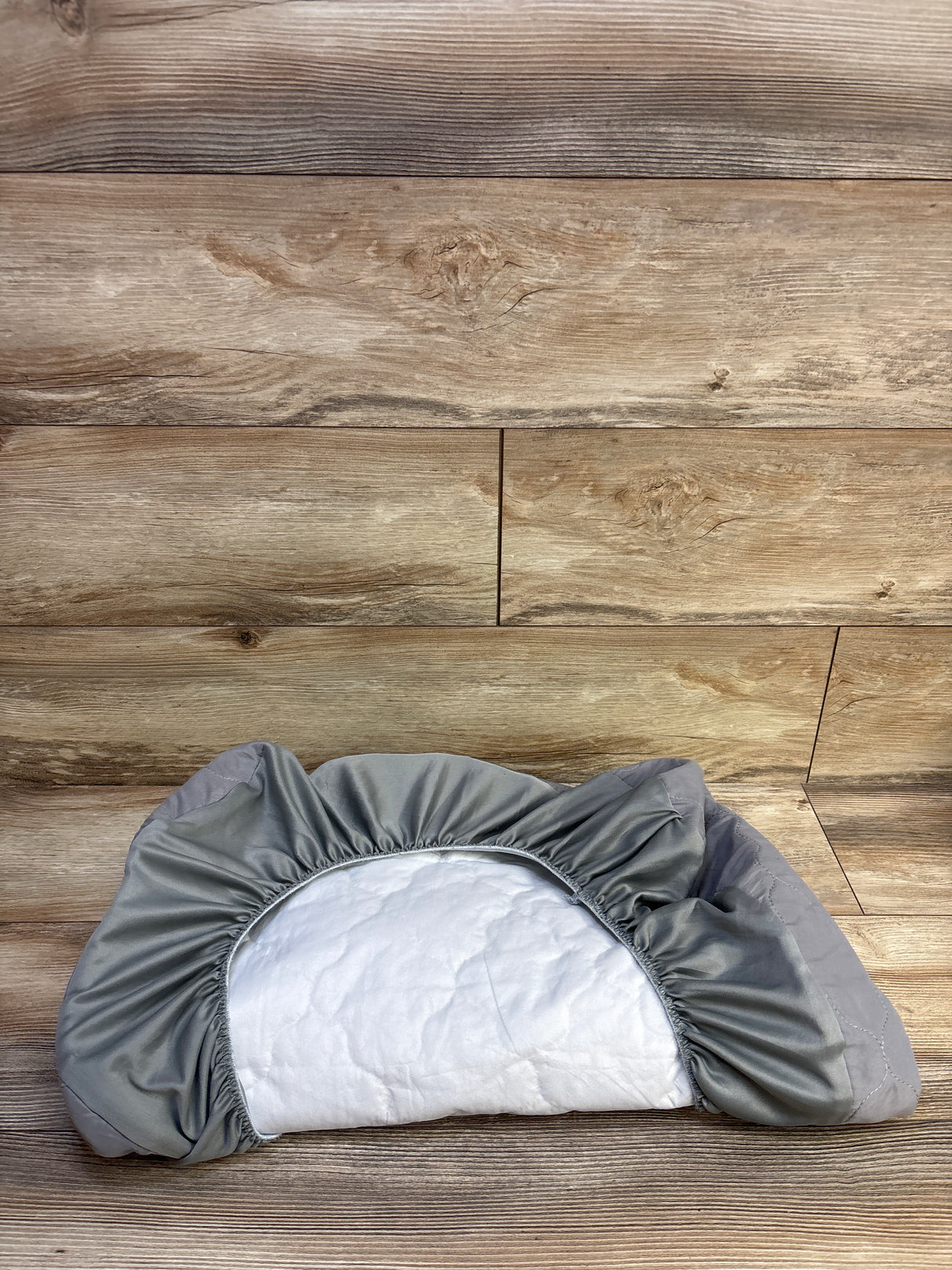 Biloban Waterproof Quilted Bassinet Mattress Pad Cover Grey