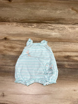 Carter's Sleeveless Striped Shortie Romper Blue sz Newborn