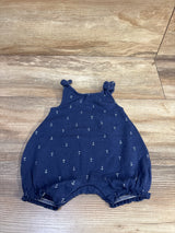 Just One You Anchor Romper Navy sz Newborn
