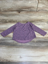 Cat & Jack Leopard Print Shirt Purple sz 2T - Me n Mommy To Be