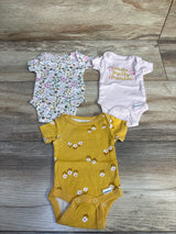 Gerber 3pk Bodysuits White sz Preemie