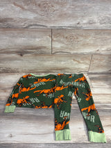 Jurassic World 2pc Dinosaur Pajama Set Green sz 4T