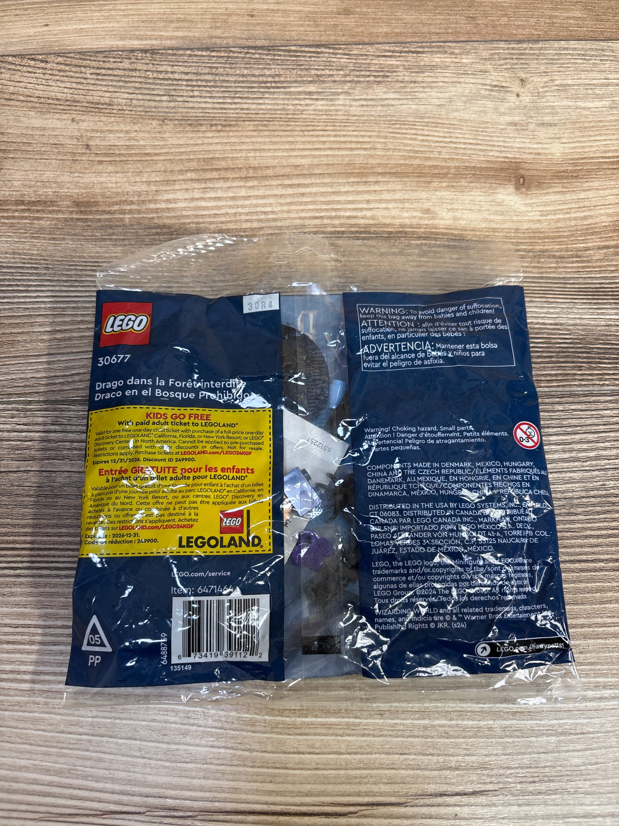 NEW LEGO Harry Potter Wizarding World 'Draco in the Forbidden Forest' 33pc, 30677