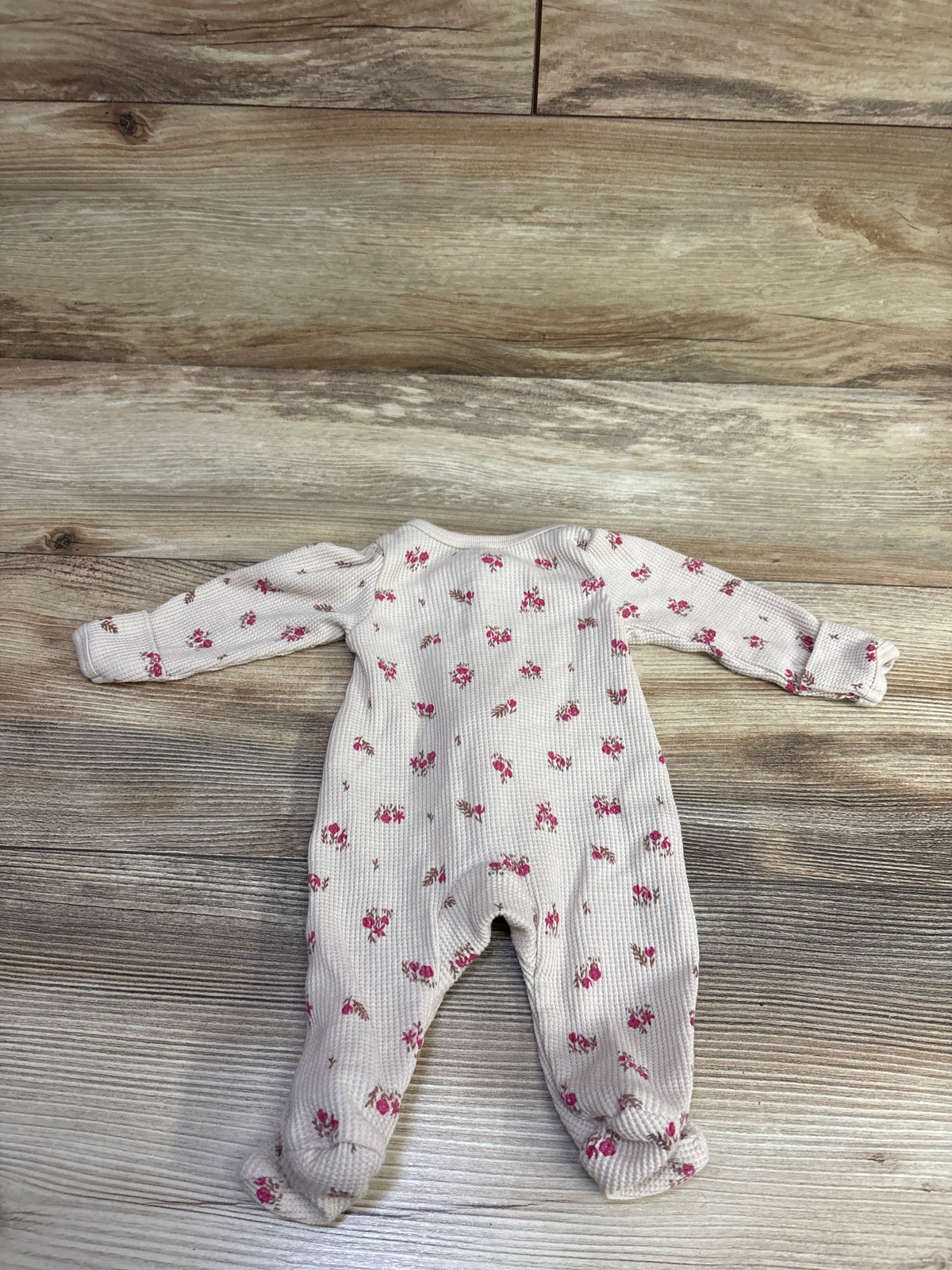Carter's Waffle Knit Sleeper Beige sz Preemie