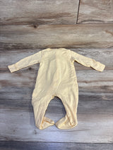 Old Navy Say Cheese Striped Sleeper Yellow sz 3-6m