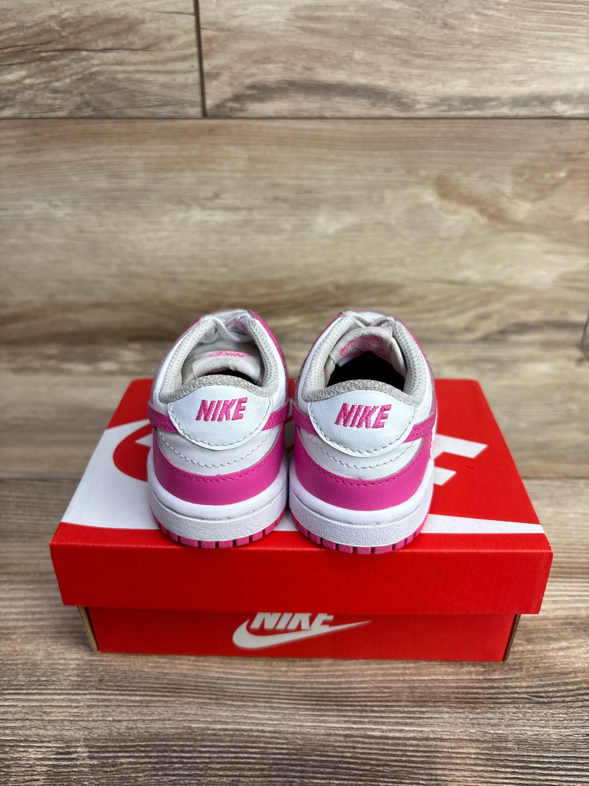 Nike Dunk Low TD 'Laser Fuchsia' Sneakers sz 6c