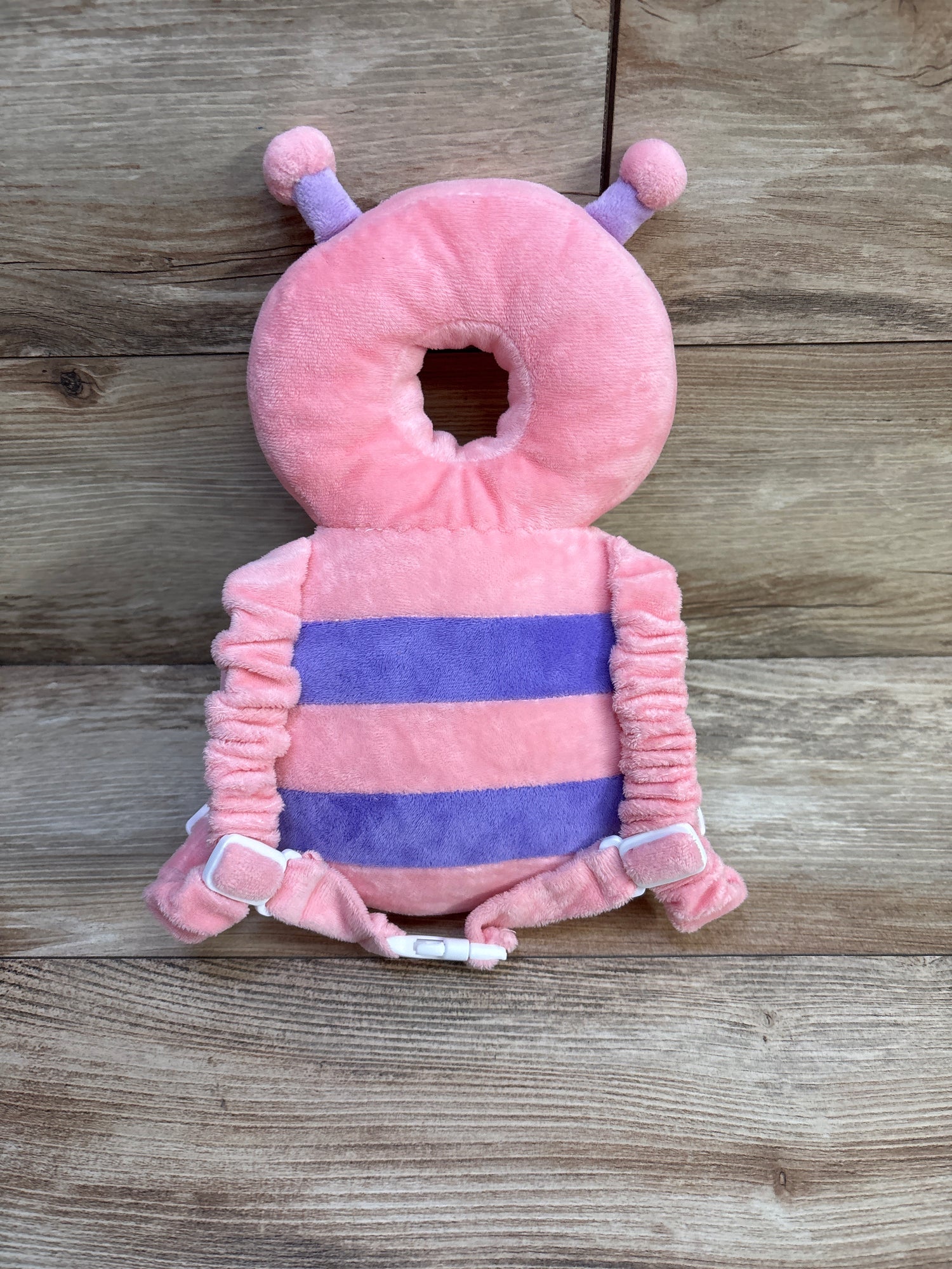 JunNeng Baby Head Protector Backpack, Pink Butterfly