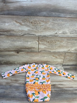 Ruffle Butts 1pc Orange You The Sweetest Rash Guard Swimsuit Pink sz 3T