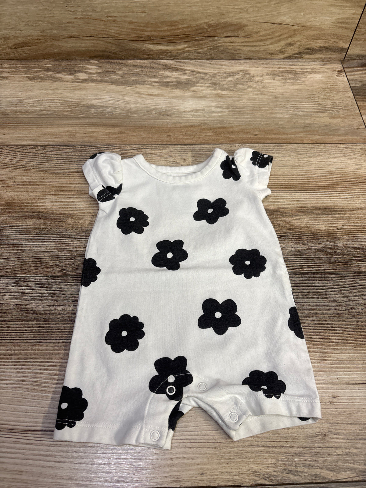 Cloud Island Shortie Romper White sz Newborn