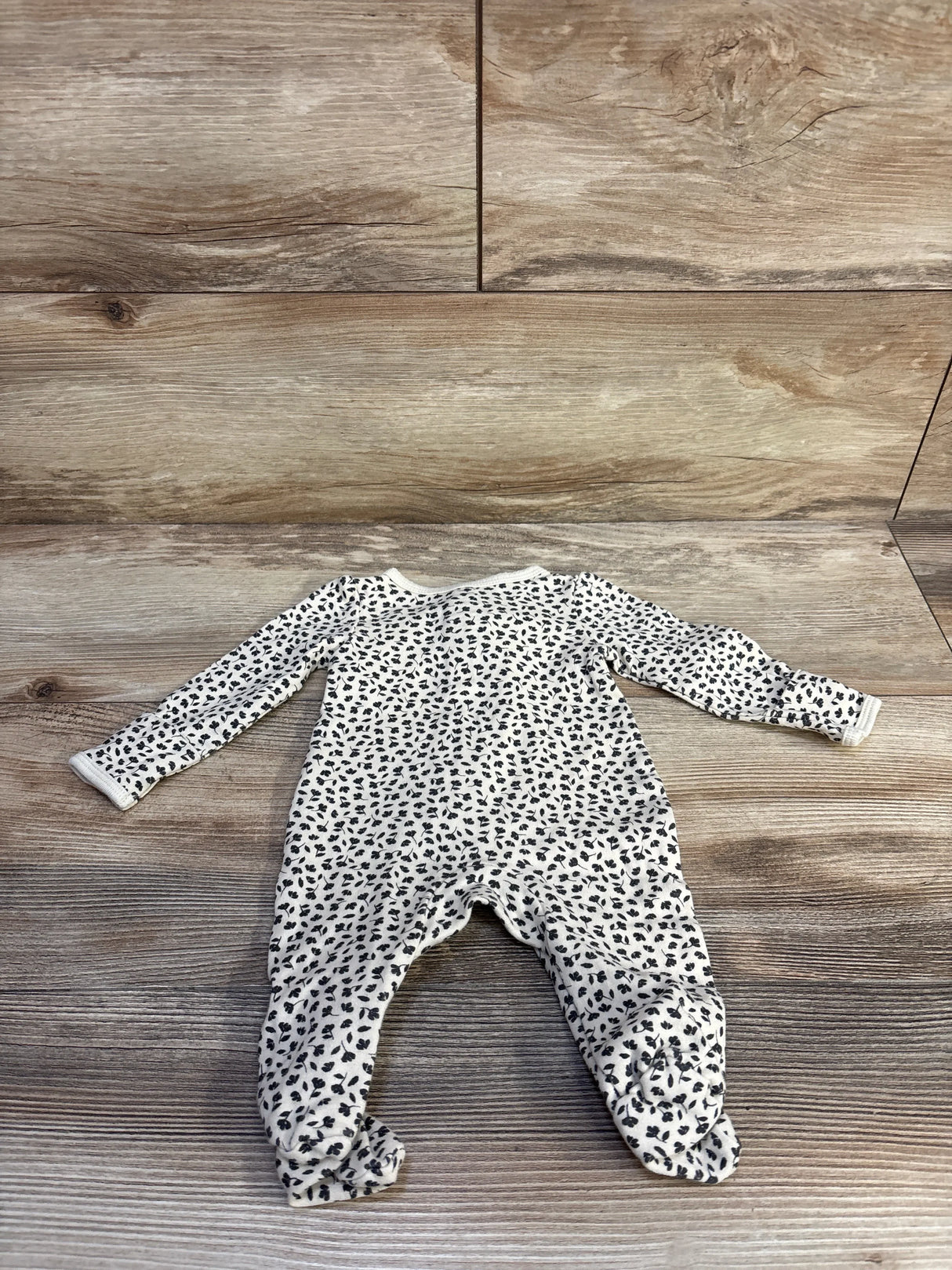 Carter's Floral Sleeper Ivory sz Newborn