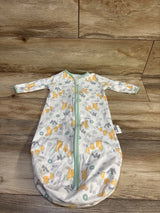 Miracle Baby Bunny Print Zip Sleep Sack White sz 0-6m