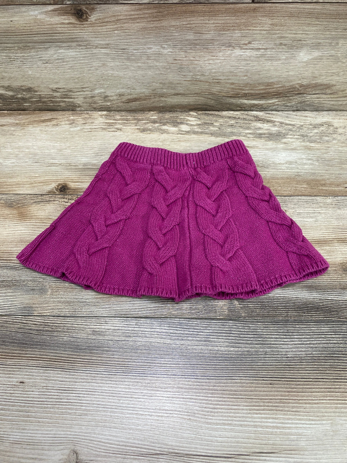 Cable Knit Skirt Pink sz 4T