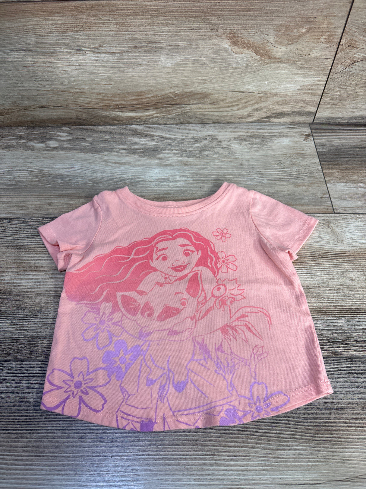 Disney x Jumping Beans Moana Shirt Pink sz 12m