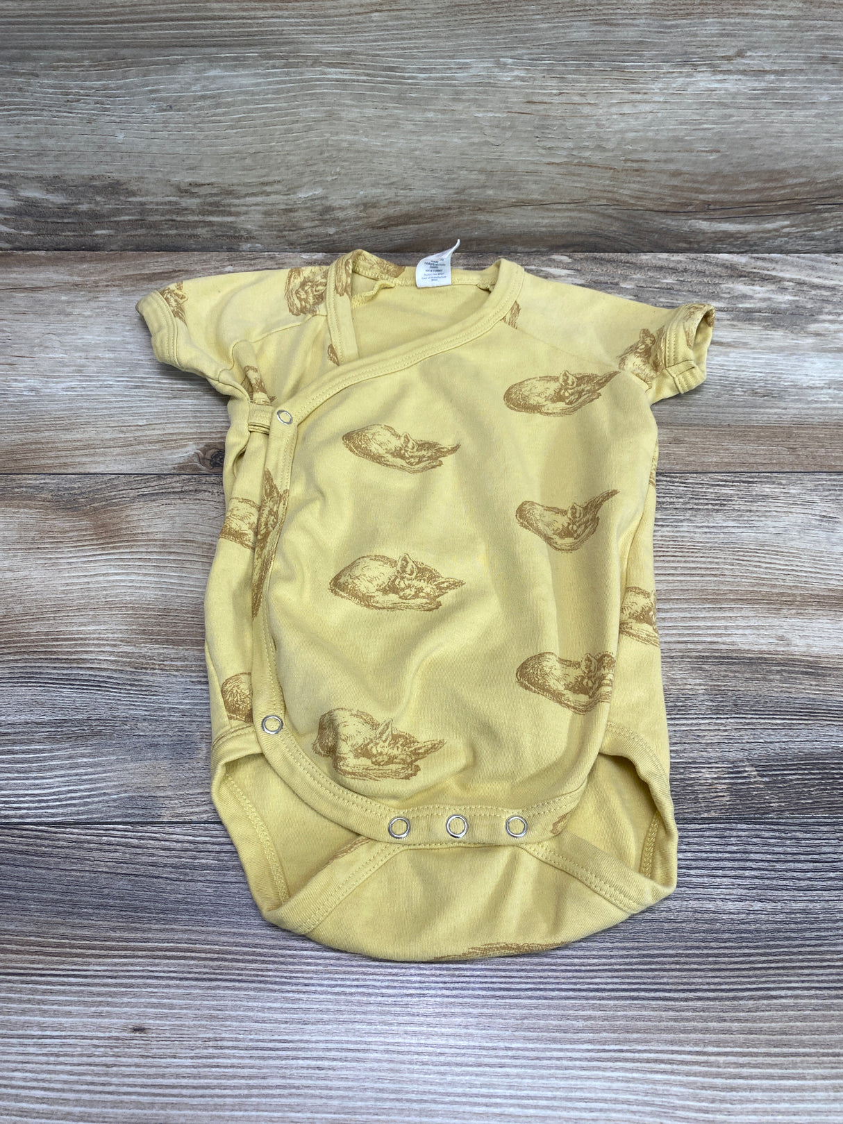 Kate Quinn Kimono Bodysuit Yellow sz 18-24m