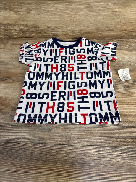 NEW Tommy Hilfiger Logo Shirt White sz 3-6m - Me n Mommy To Be