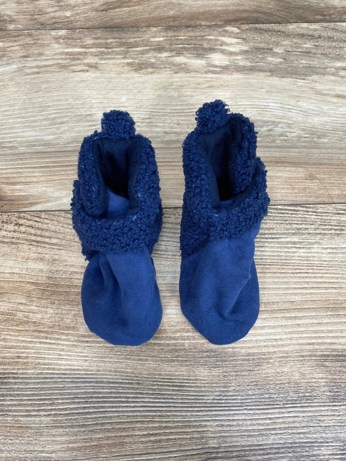 Baby Booties Navy sz 2/3c