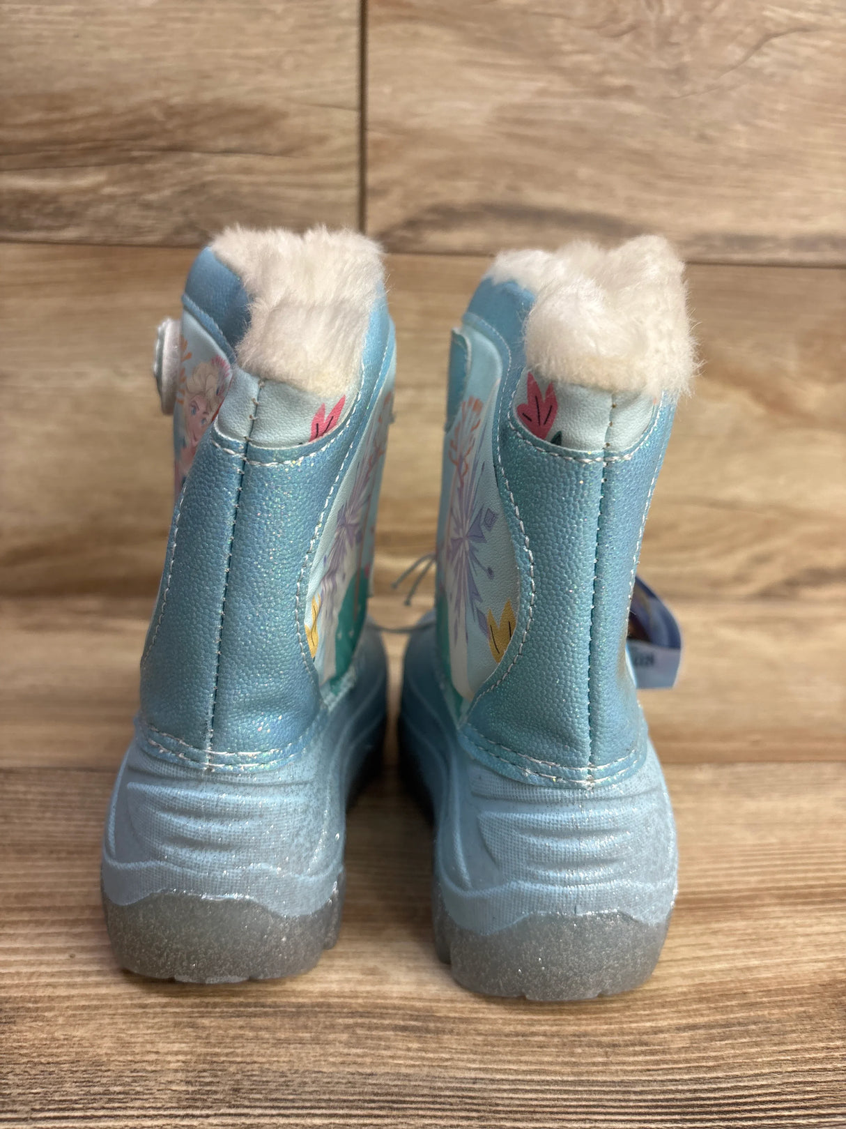 NEW Toddler Girls' Frozen Light-Up Winter Snow Boots sz 8c