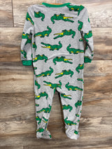 Simple Joys Crocodile Print Blanket Sleeper Grey sz 2T
