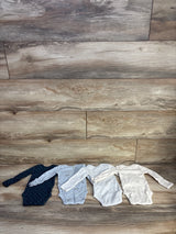 Carter's 4pk Long Sleeve Bodysuits Blue sz Newborn