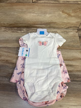 NEW Carter's 3pc Butterfly Bodysuit, Top, & Bloomers Set Pink sz 9m
