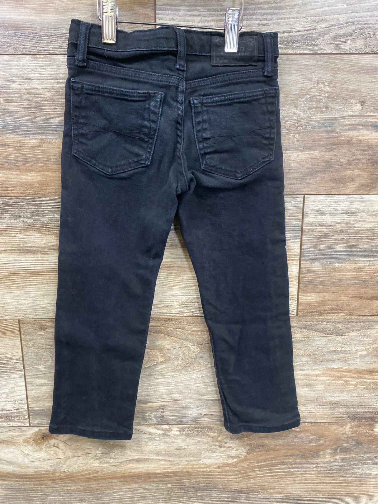 Polo Ralph Lauren Boys Hampton Classic Straight Black Denim Jeans sz 4T