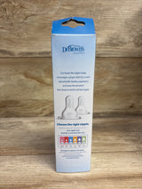 NEW Dr. Brown's Narrow Baby Bottle w/ Level 1 Slow Flow Nipple 8oz
