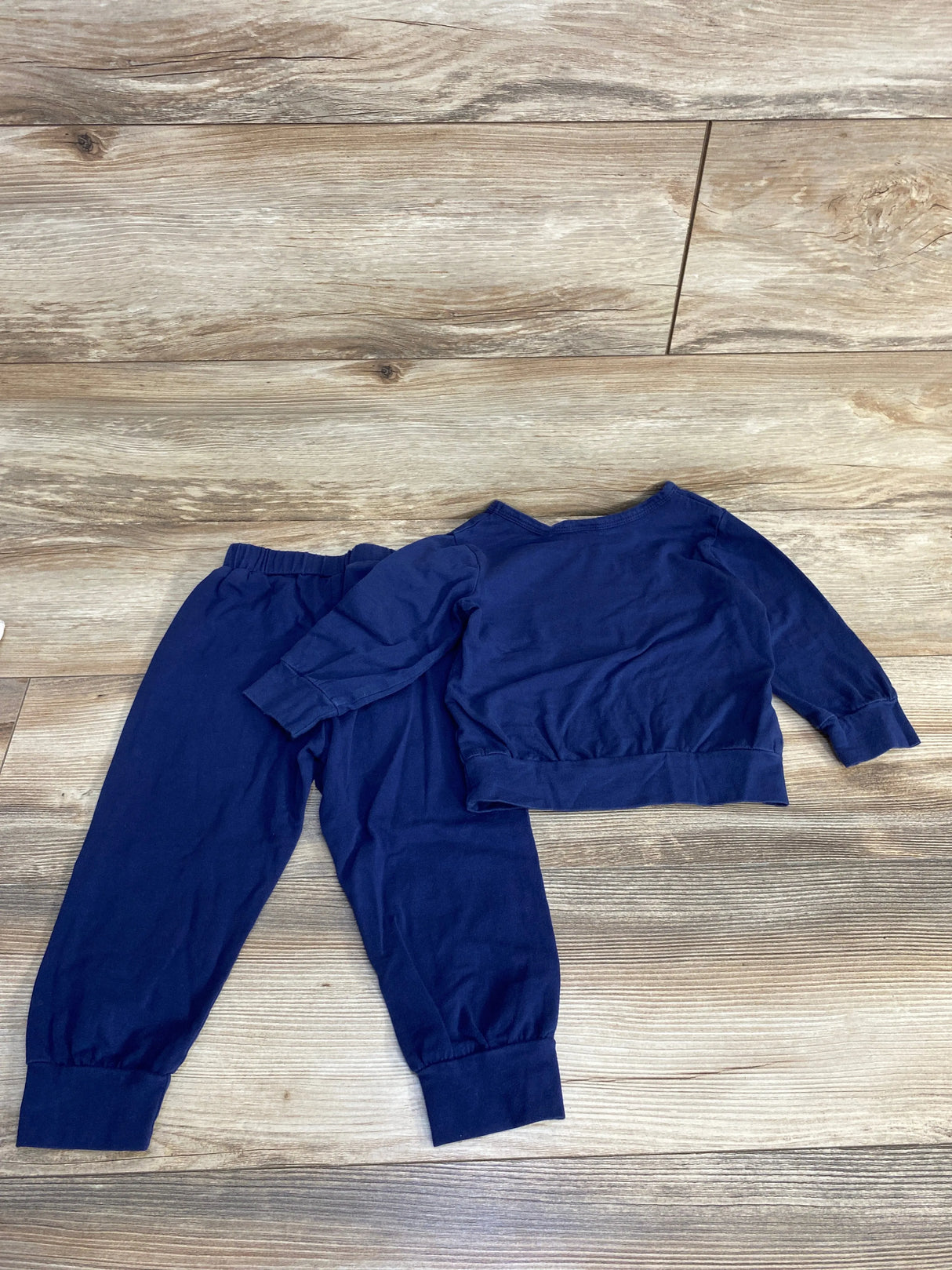 2pc Little Boss Shirt & Joggers Navy sz 2-3T - Me n Mommy To Be