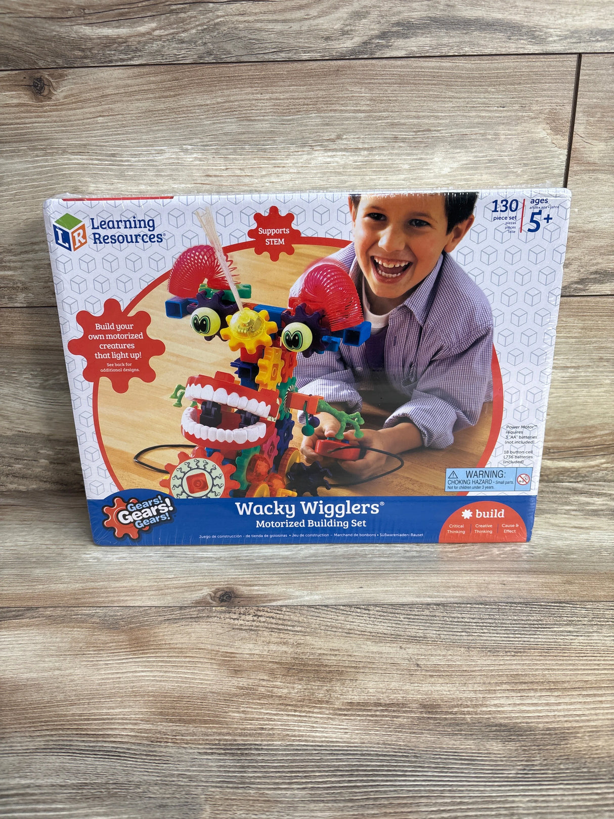 NEW Learning Resources Wacky Wigglers Motorized Building Set