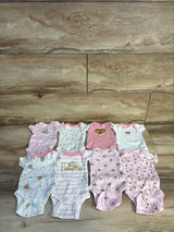 Gerber 8pk So Sweet Bodysuit Set Pink sz Preemie