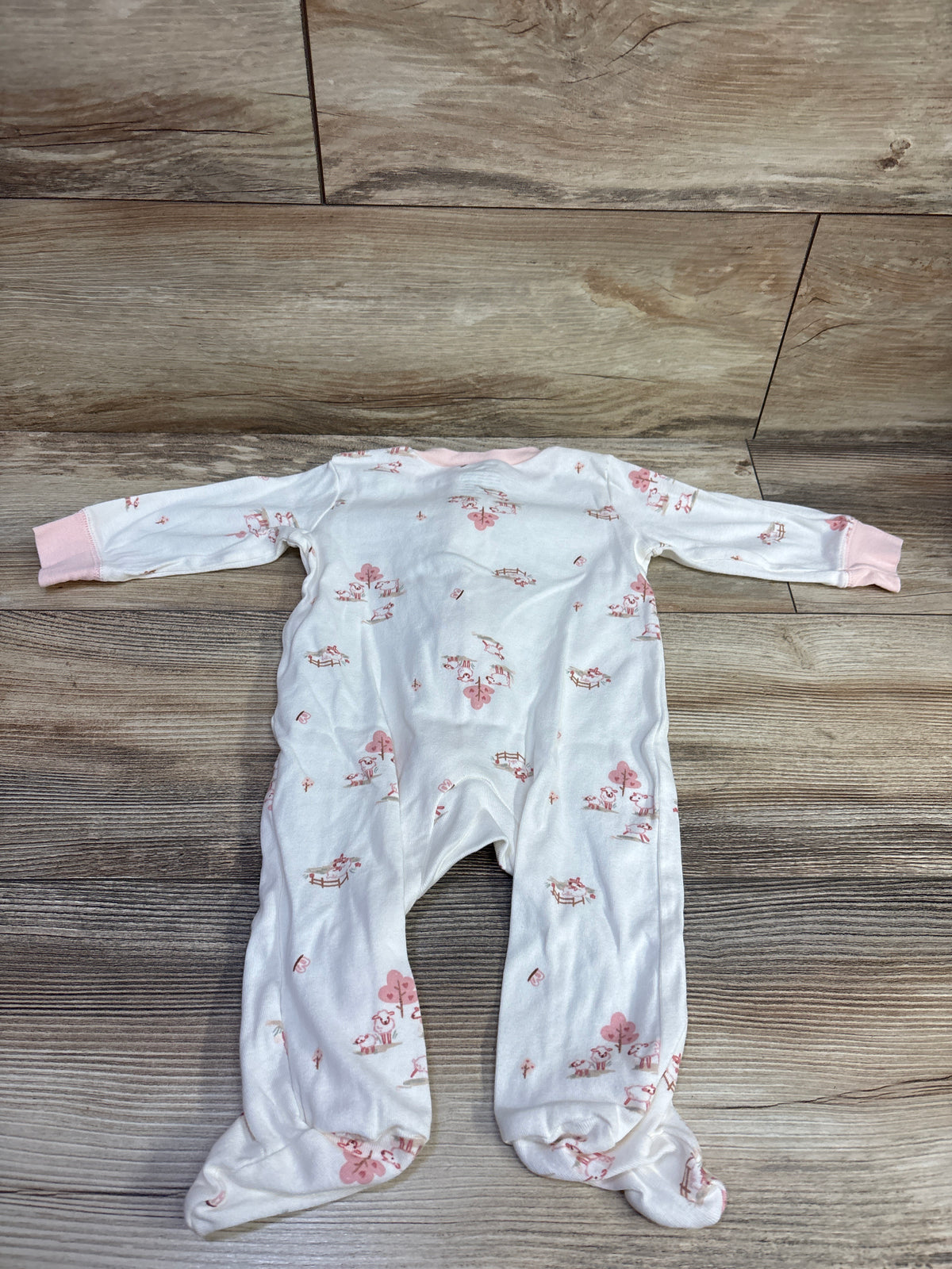 Carter's Sleeper White sz 6m