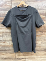 Lalabu Short Sleeve Dad Shirt Grey sz 2XL