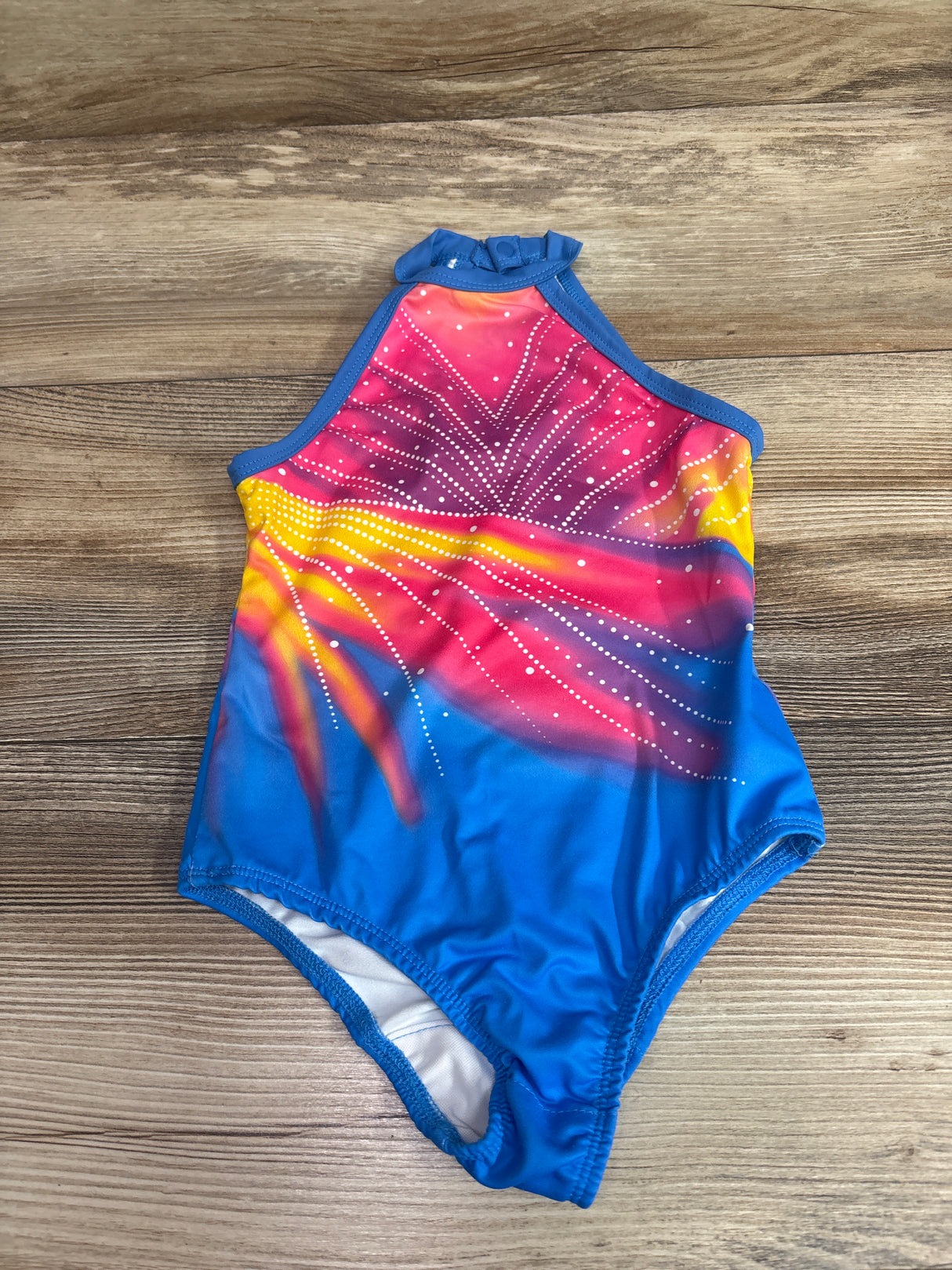 Shein Sleeveless Leotard Blue sz 4T