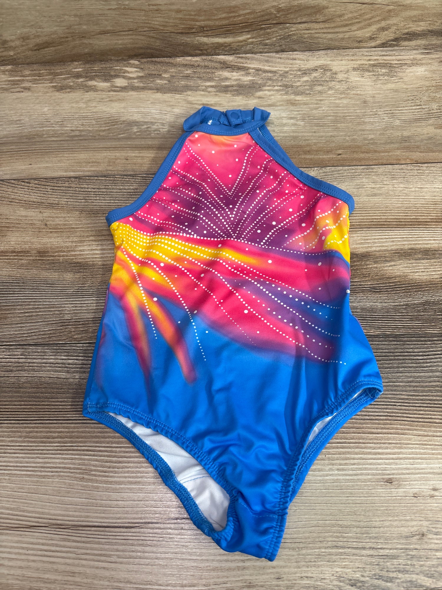 Shein Sleeveless Leotard Blue sz 4T