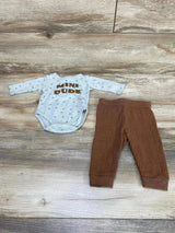 Dreamgro 2pc Mini Dude Bodysuit & Pants Green sz 3-6m