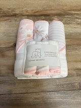 NEW Elephant And Castle 6 Pc Baby Soft Bath Set, Pink