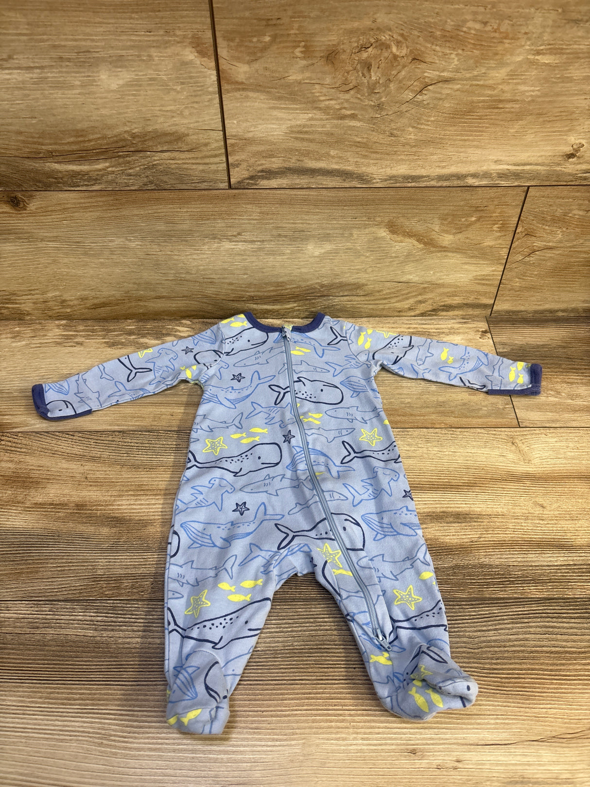 Wonder Nation Sleeper Blue sz 0-3m