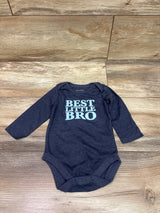 Children's Place Best Little Bro Bodysuit Navy sz 3-6m