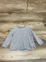 Cat & Jack Striped Shirt White sz 2T