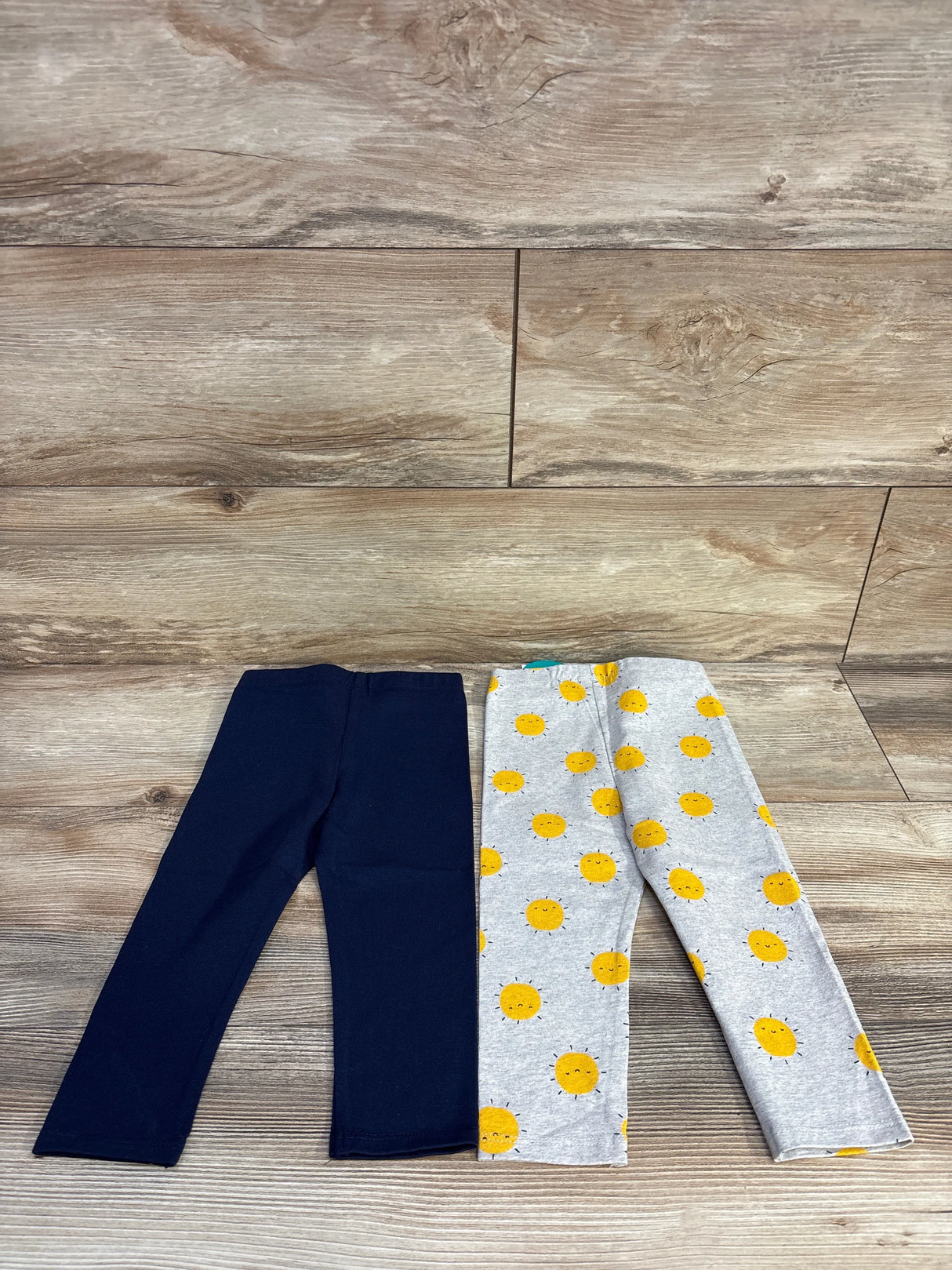 NEW Mighty Goods 2pk Sunshine Leggings Grey sz 18m
