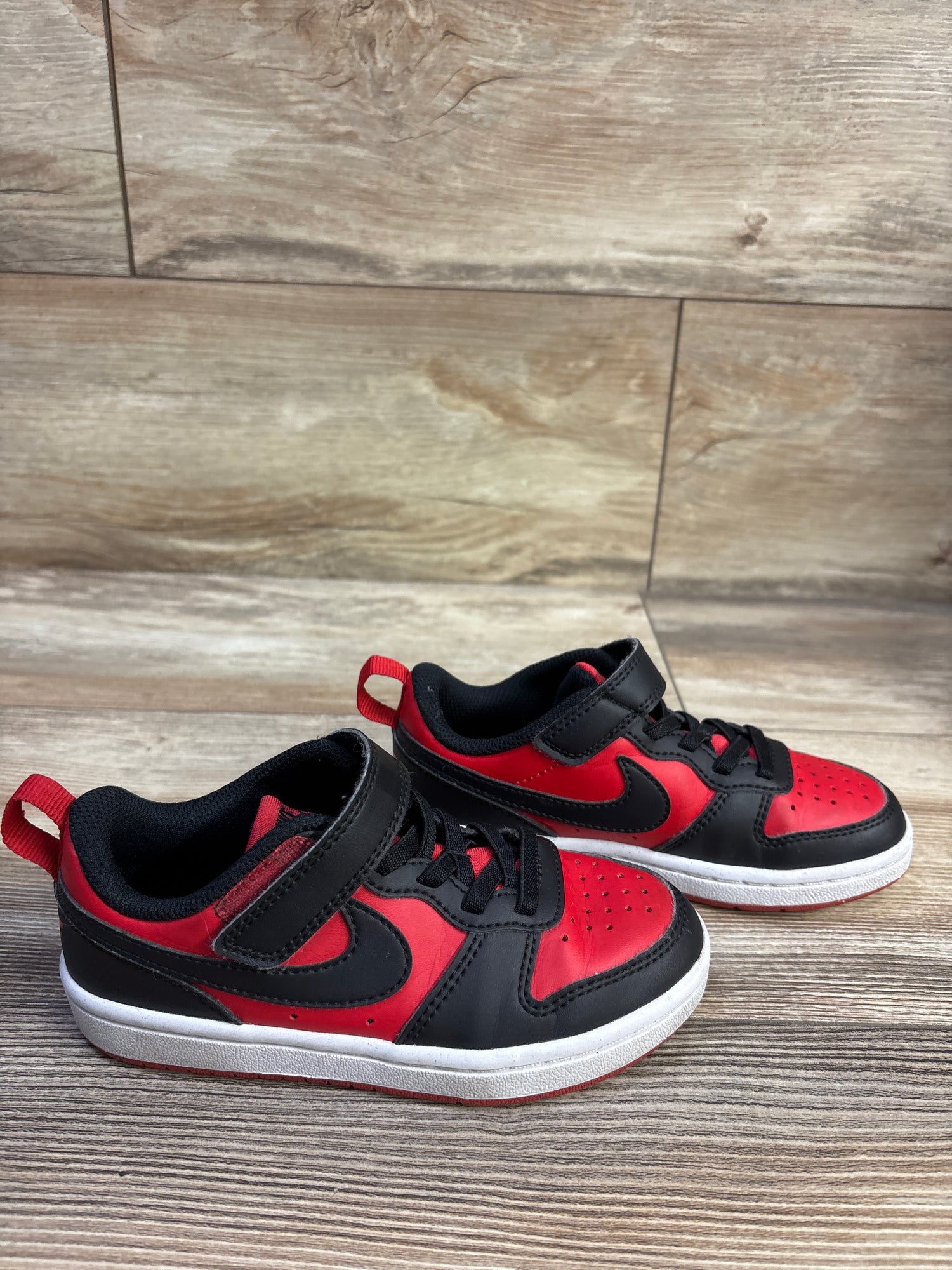 Nike Court Borough Low Recraft TD 'University Red Black' Sneakers sz 11c
