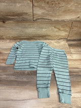 Carter's 2pc Penguin Pajama Set Green sz 12m