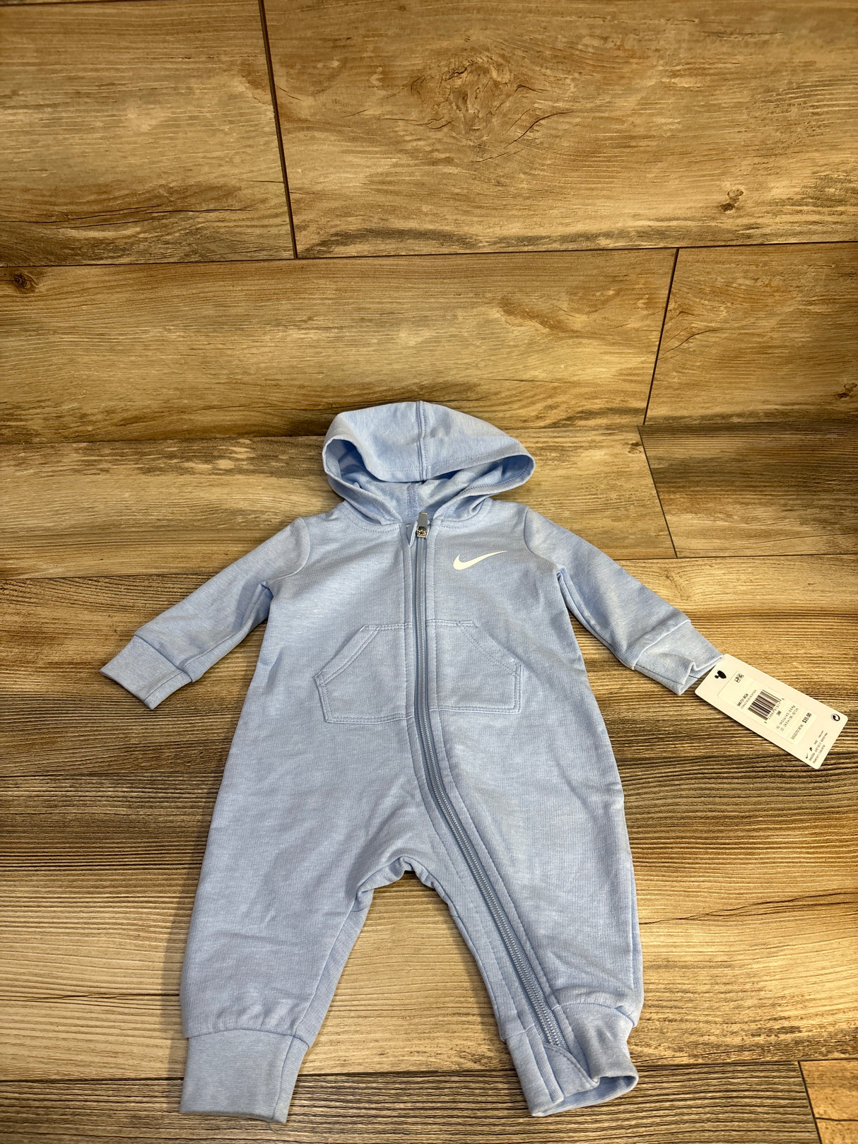 NEW Nike Hooded Coverall Blue sz 3m