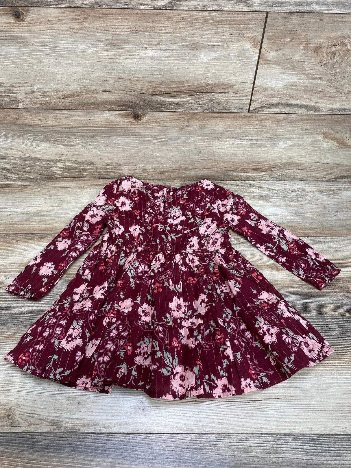 Oshkosh Floral Dress Red sz 3T