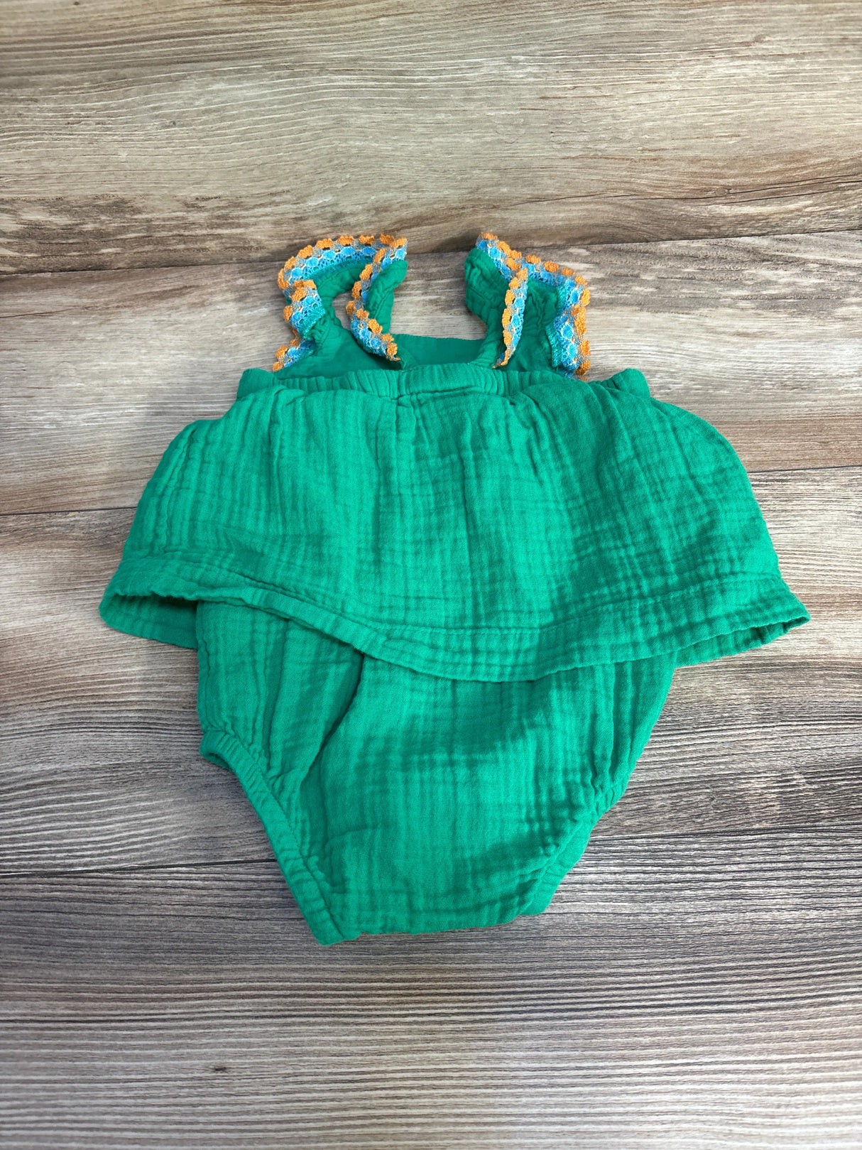 Cat & Jack Bodysuit Dress Green sz 6-9m - Me n Mommy To Be