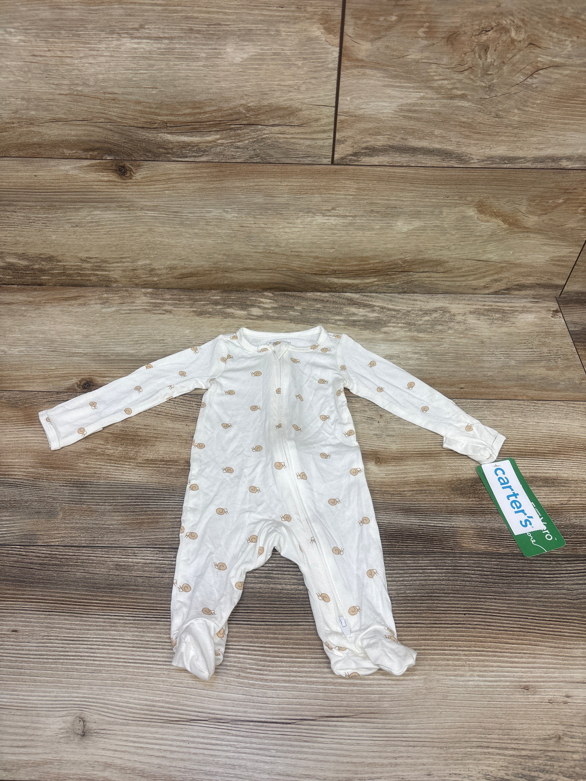 NEW Carter's PurelySoft Sleeper White sz Newborn